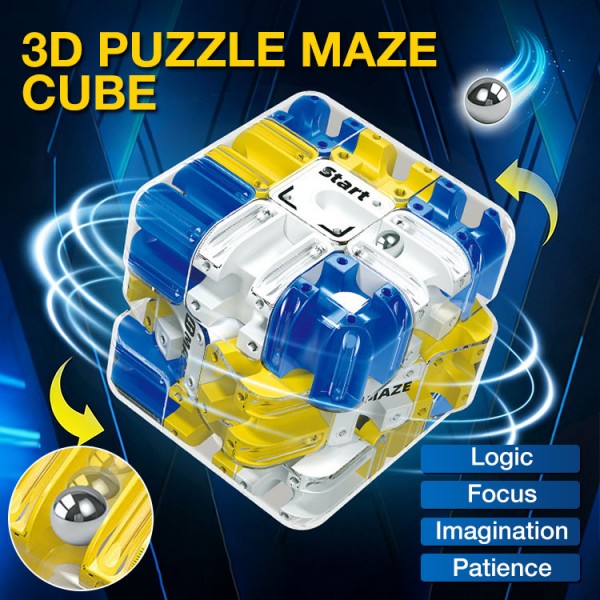 3D Puzzle Maze Cube..