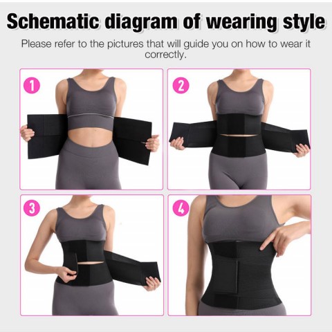 Belt Waist Cincher Ab Belt Tummy Control Body Sh