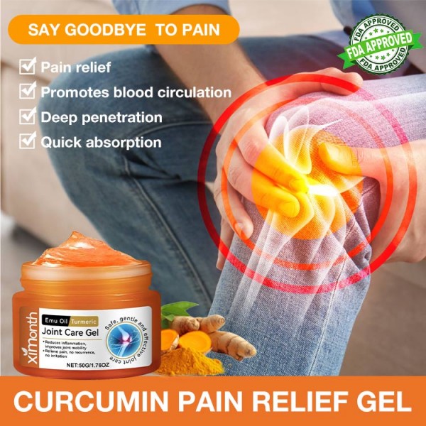 Curcumin pain relief gel..