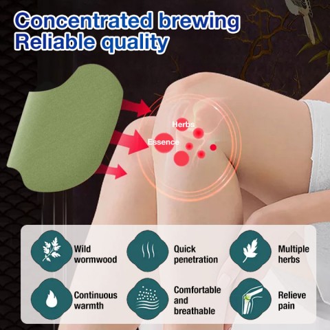 Lumbar cervical knee hot compress moxibustion patch