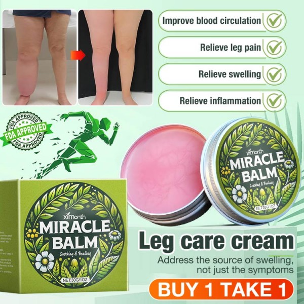 Leg care cream..
