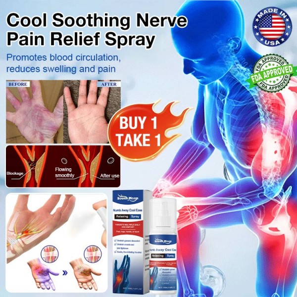 Cool Soothing Nerve Pain Relief Spray..