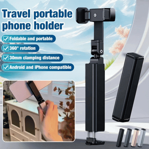 Travel portable phone holder