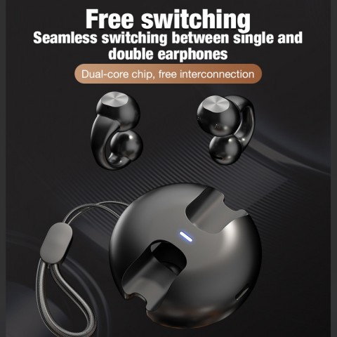 Bluetooth earclip headphones