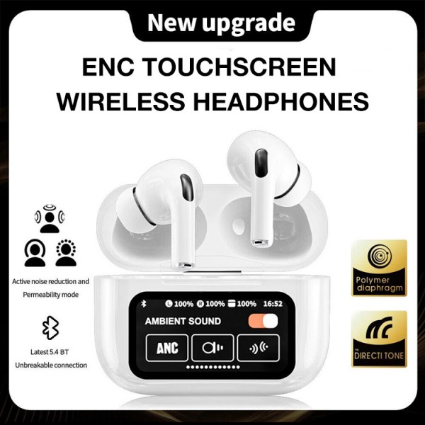 ENC touchscreen wireless headphones