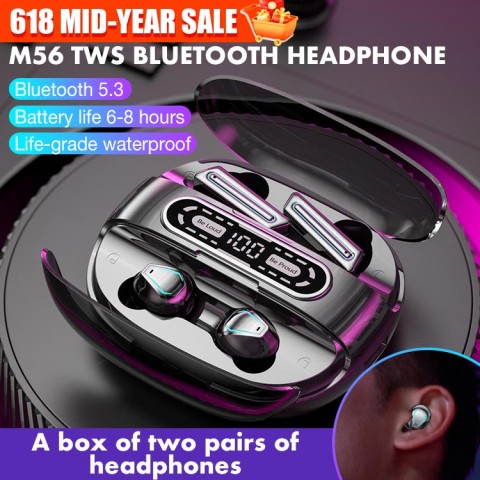 M56 tws bluetooth headphone