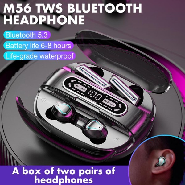 M56 tws bluetooth headphone