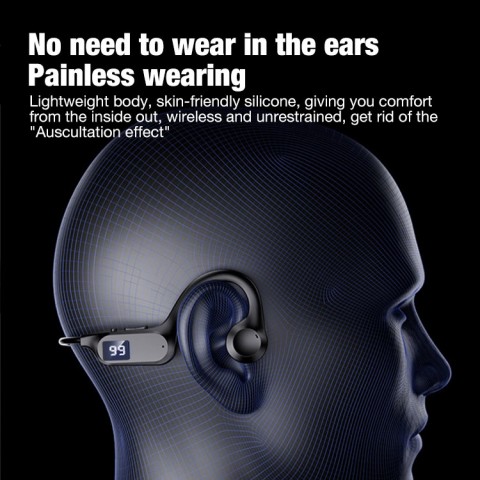 New LCD bone conduction headphones