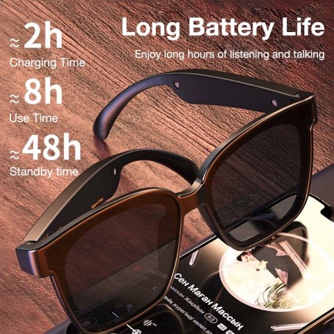 Bluetooth Wireless Music Calling Smart Polarized Sunglasses