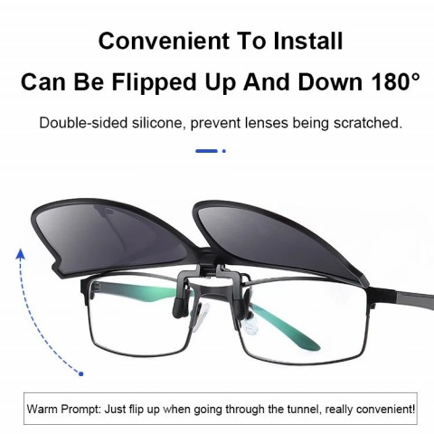 Polarized Sunglasses Clip for Eye Glasses