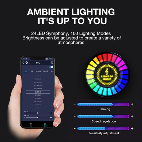 RGB voice controlled aromatherapy lamp