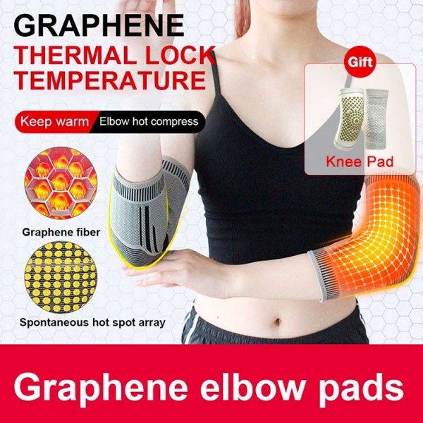 Graphene wormwood elbow pads