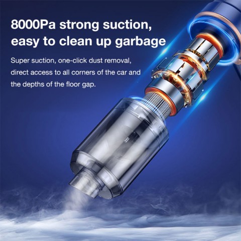 Blow-suction integrated portable vacuum cleaner