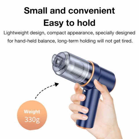 Blow-suction integrated portable vacuum cleaner