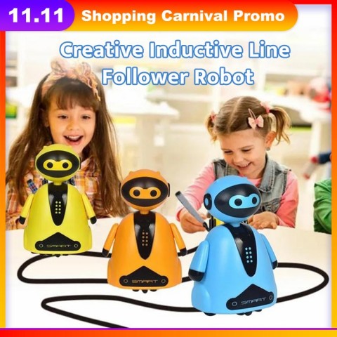 Creative Inductive Robot Line Follower Magic Pen Electrical Toys