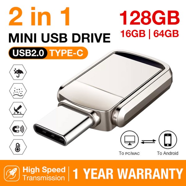 2 in 1 mini usb drive..