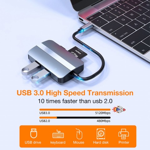 5 IN 1 USB C HUB