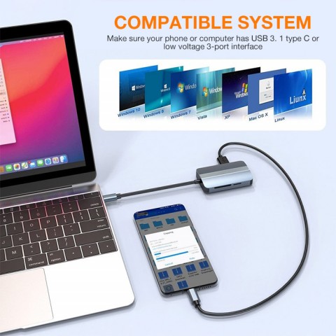 5 IN 1 USB C HUB