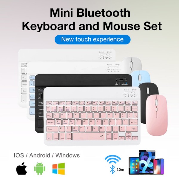 Mini Bluetooth Keyboard and Mouse Set
