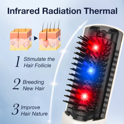 Advanced Infrared Massage Comb & Hair Care Essence