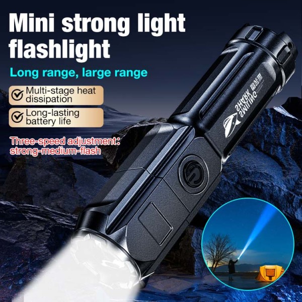 New mini strong light flashlight..