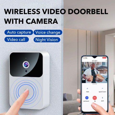 Wireless Video Doorbell With Camera