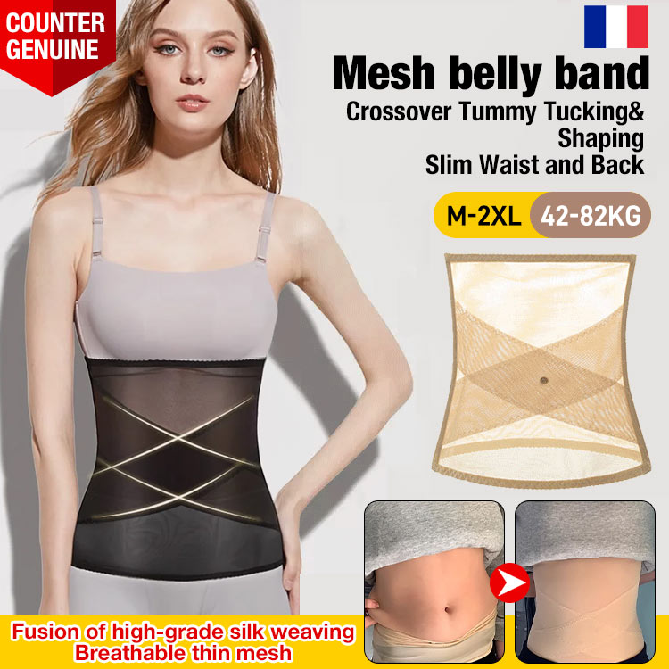 The second piece is only ₱299-Mesh belly band-Imported from France-Combined with high-grade silk weaving-Shaping a beautiful waist and back