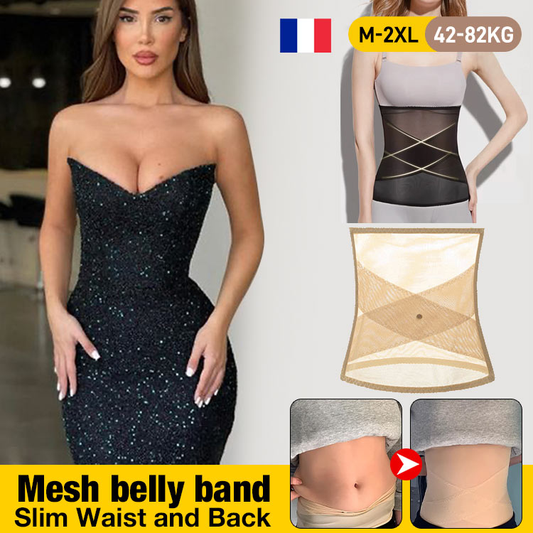 The second piece is only ₱299-Mesh belly band-Imported from France-Combined with high-grade silk weaving-Shaping a beautiful waist and back