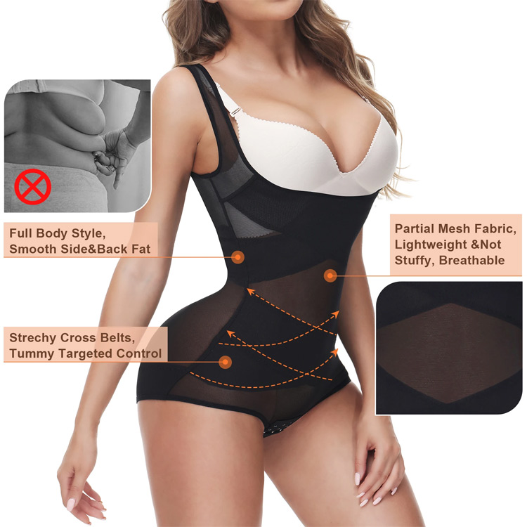 Mid-Year Great Sale-High-Waist Shapewear Bodysuit-With a perfect body, every woman is the most beautiful