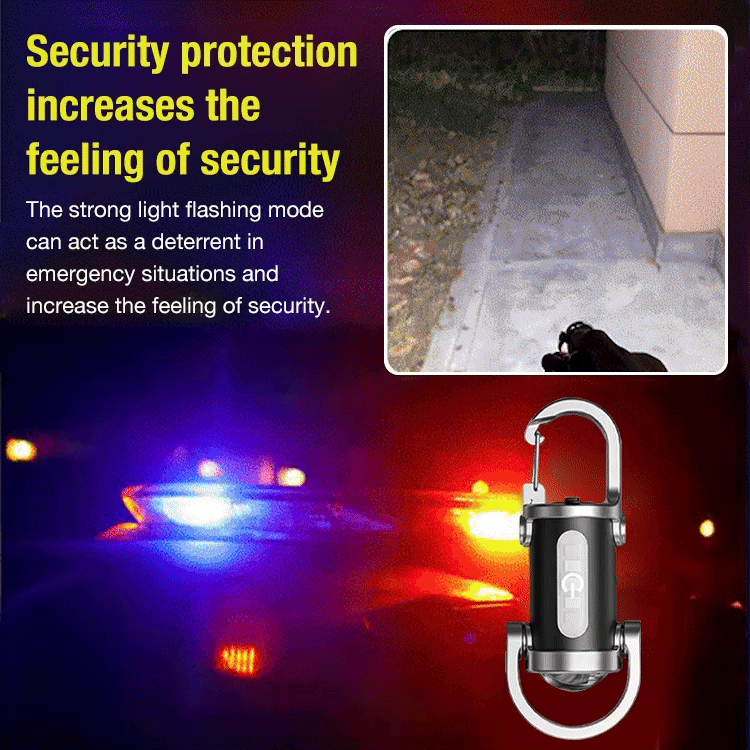Mid-Year Great Sale One year warrantry - Keychain Flashlight Waterproof Light - Small stature, big energy - Say goodbye to the unknown darkness!