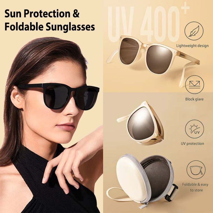 Mega Shopping Sale-Summer Sun Protection Folding Sunglasses-Only 500 ...