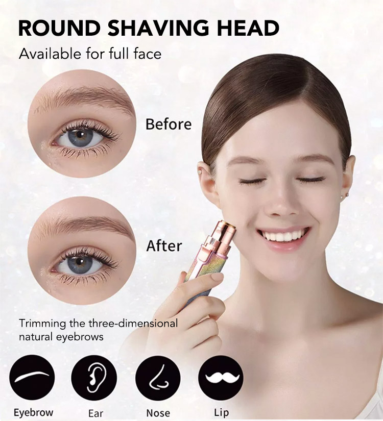 2 in 1 Electric Eyebrow Trimmer And Shaver