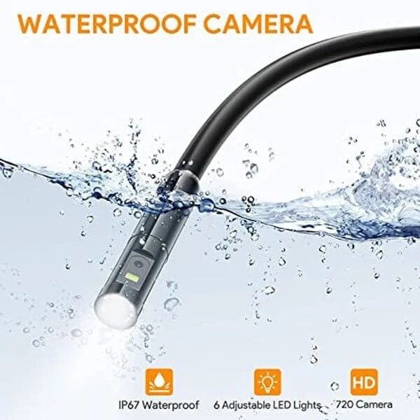 One year warranty-German import 3in1 Endoscope hd camera-Into the tiniest, darkest and most secluded places and Anywhere you need